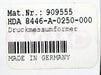 Bild des Artikels HYDAC-Druckmessumformer-Mat.Nr.-909555-HDA-8446-A-0250-000-unbenutzt-in-OVP
