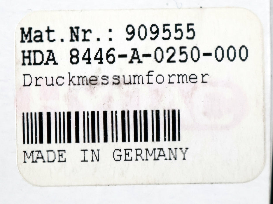 Bild des Artikels HYDAC-Druckmessumformer-Mat.Nr.-909555-HDA-8446-A-0250-000-unbenutzt-in-OVP