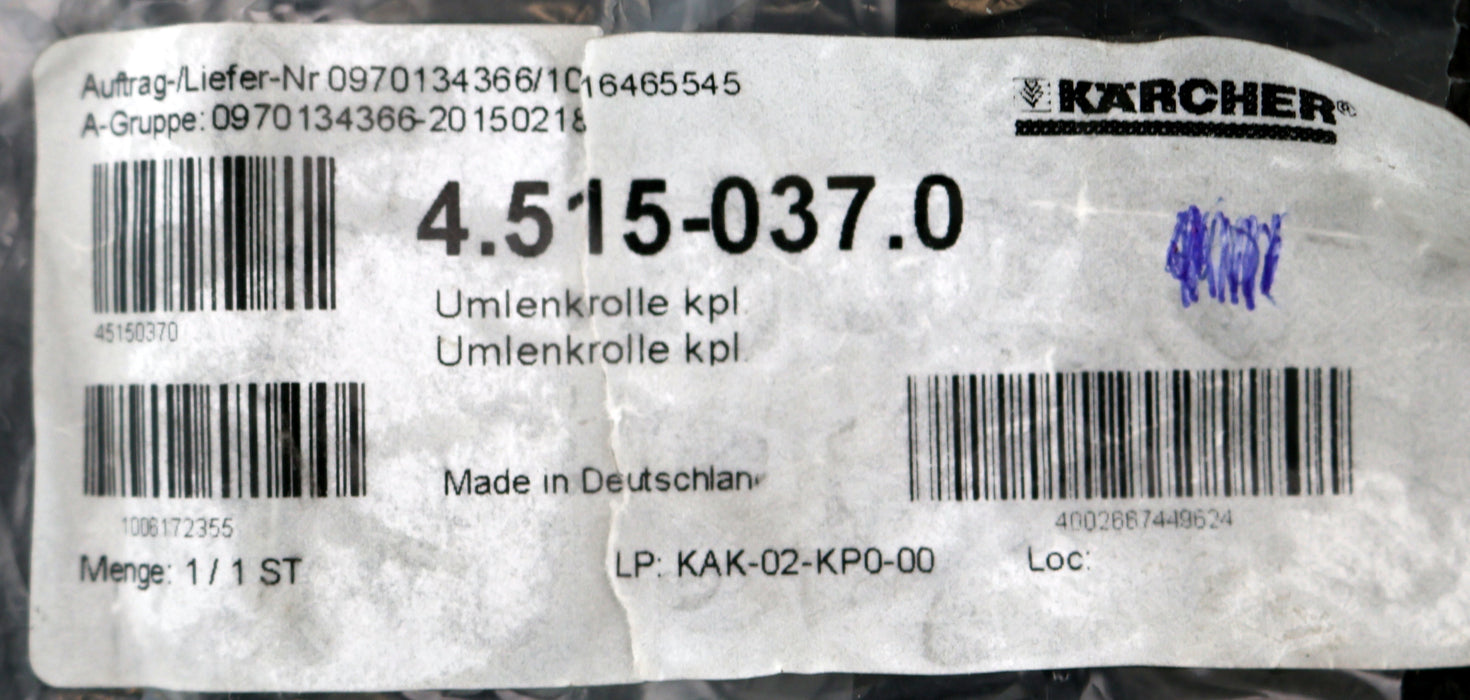 Bild des Artikels KÄRCHER-Umlenkrolle-kpl.-Art.Nr.:-4.515-037.0-unbenutzt