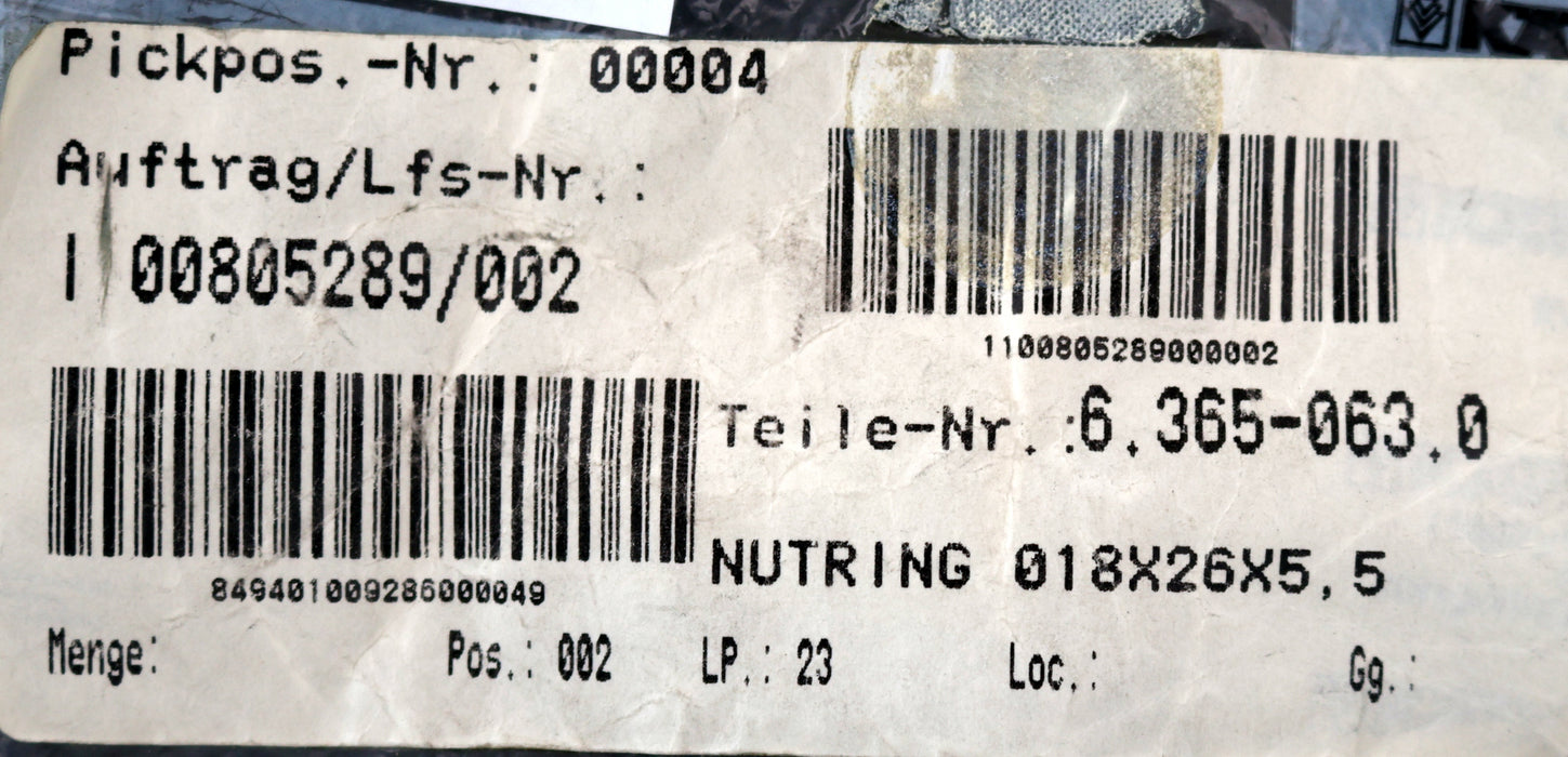 Bild des Artikels KÄRCHER-4x-Nutring-18X26X5,4mm-Art.Nr.:-6.365-333.0-unbenutzt