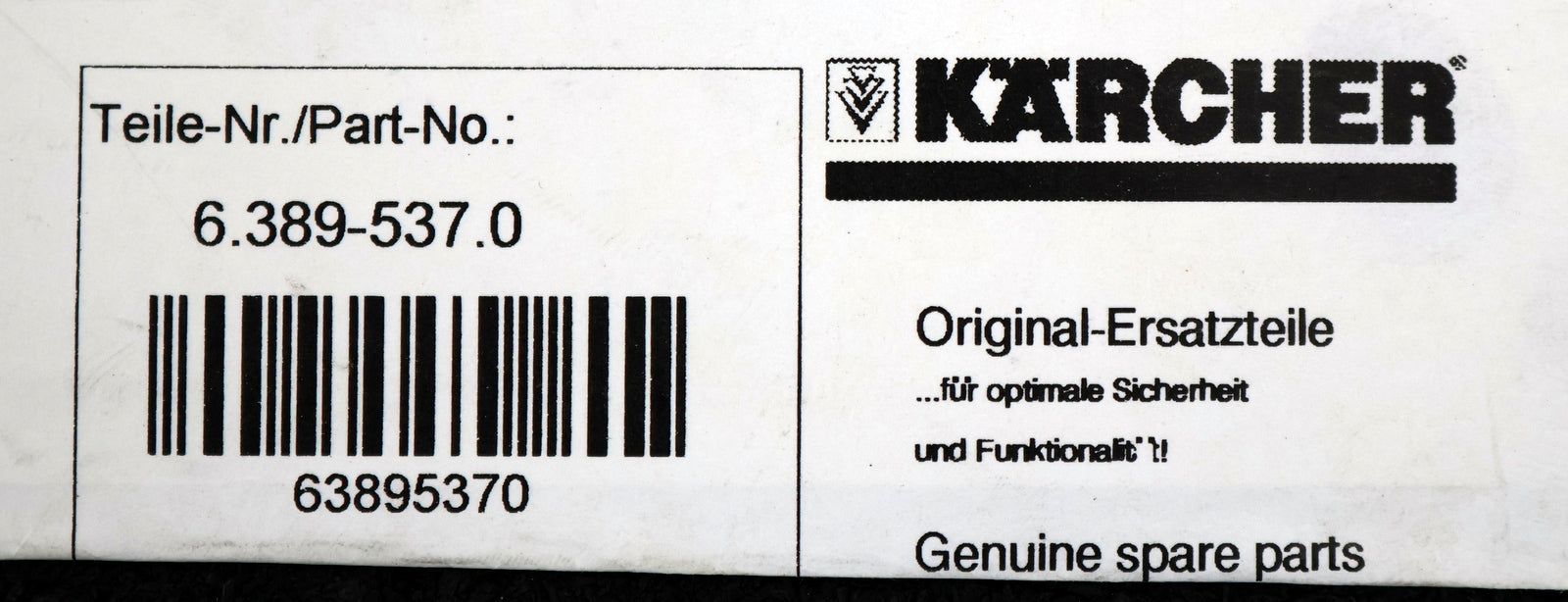 Bild des Artikels KÄRCHER-HD-Schlauch-DN-8-Art.Nr.:-6.389-168.0-Länge-600mm-für-HDS-800E