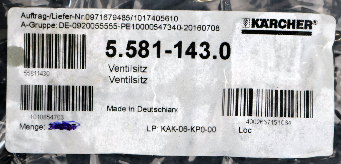 Bild des Artikels KÄRCHER-Ventilsitz-Art.Nr.:-5.581-134.0-unbenutzt-