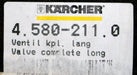 Bild des Artikels KÄRCHER-Ventil-kpl.-lang-Art.Nr.:-4.580-211.0-zu-HDS-1050-unbenutzt-in-OVP