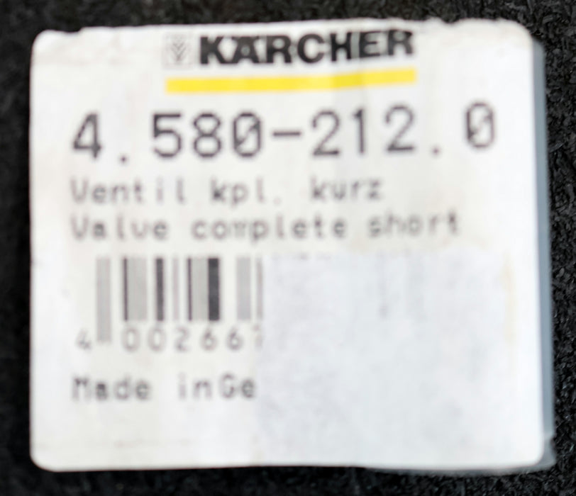 Bild des Artikels KÄRCHER-2x-Ventil-kpl.-kurz-Art.Nr.:-4.580-212.0-unbenutzt-in-OVP