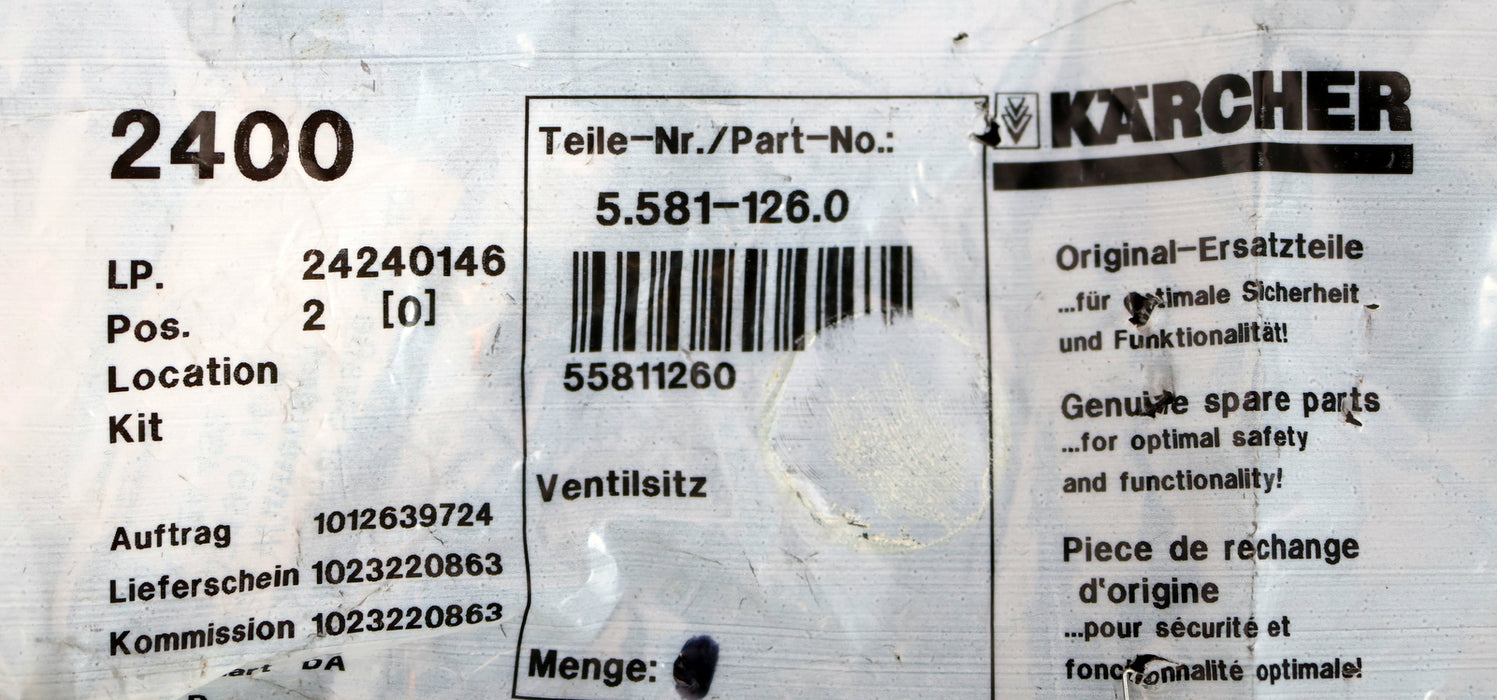 Bild des Artikels KÄRCHER-Ventilsitz-Art.Nr.:-5.581-126.0-unbenutzt