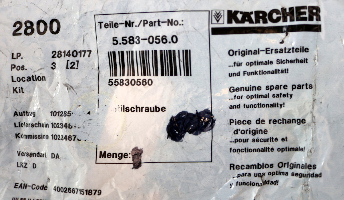 Bild des Artikels KÄRCHER-Ventilschraube-Art.Nr.:-5.583-056.0-unbenutzt