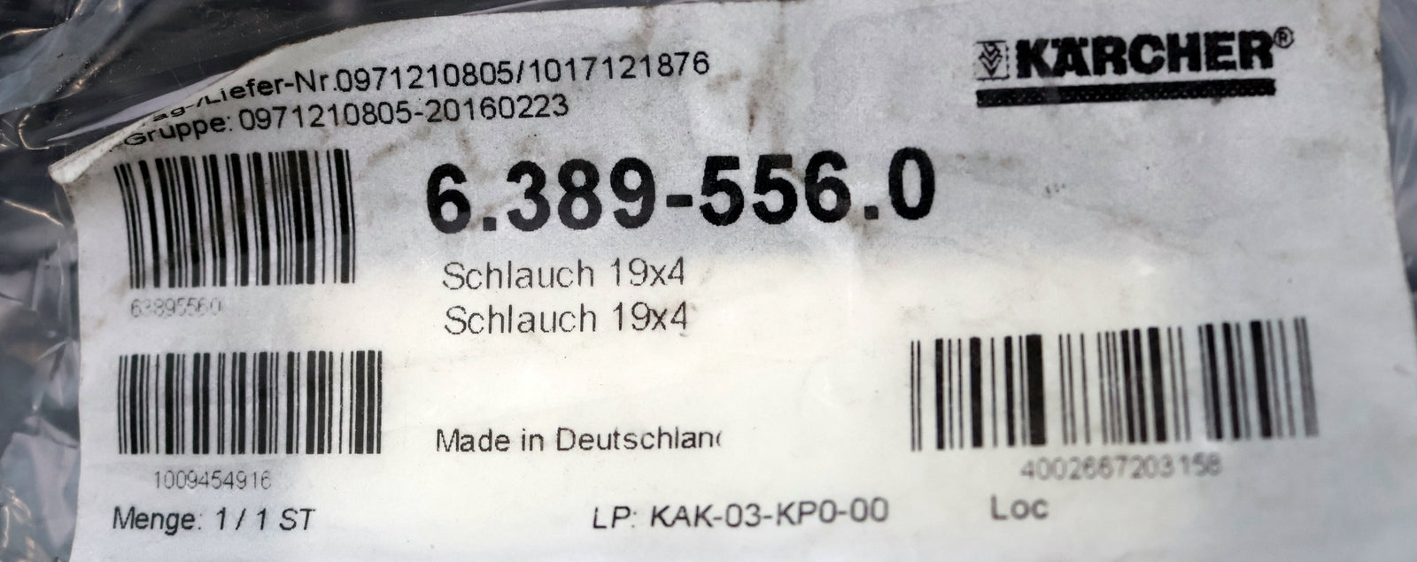 Bild des Artikels KÄRCHER-Schlauch-19x4-Art.Nr.:-6.389-556.0-für-HD-Reiniger-unbenutzt