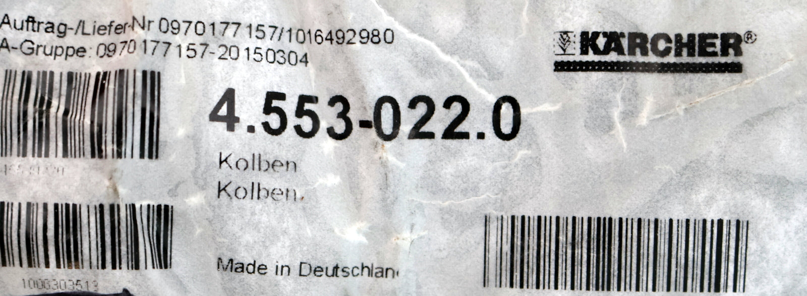 Bild des Artikels KÄRCHER-Kolben-Art.Nr.:-4.553-022.0-zu-Dampfstrahlgerät-unbenutzt-in-OVP
