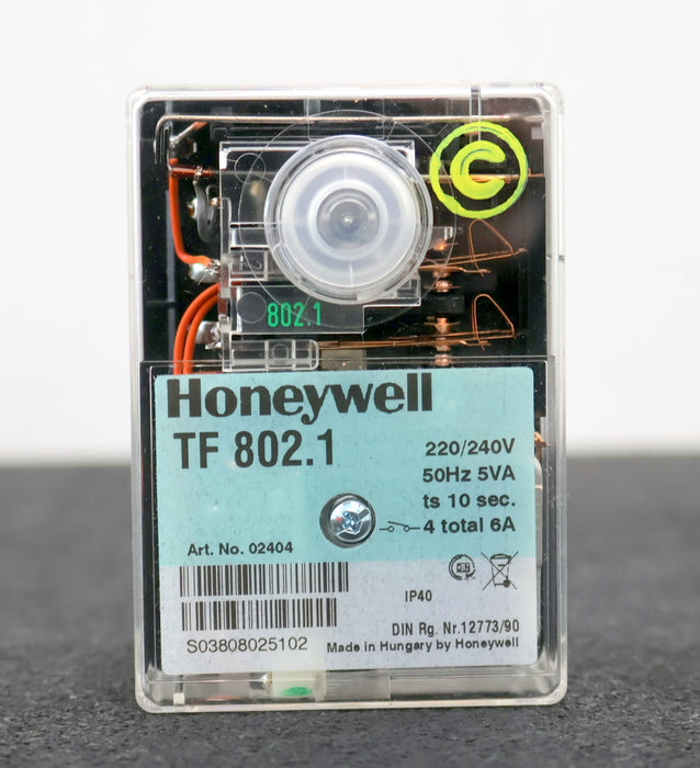 Bild des Artikels HONEYWELL-Feuerungsautomat-Typ-TF802.1-Art.Nr.-02404-220/240V-50Hz-5VA