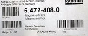 Bild des Artikels KÄRCHER-Magnetventil-kpl.-Art.Nr.:-6.472-408.0-zu-HDS-1295-unbenutzt