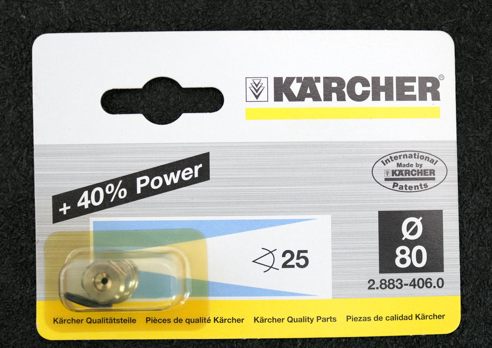 Bild des Artikels KÄRCHER-Powerdüse-Spritzwinkel-25°-Ø-80mm-Art.Nr.:-2.883-406.0-Gewinde-M18