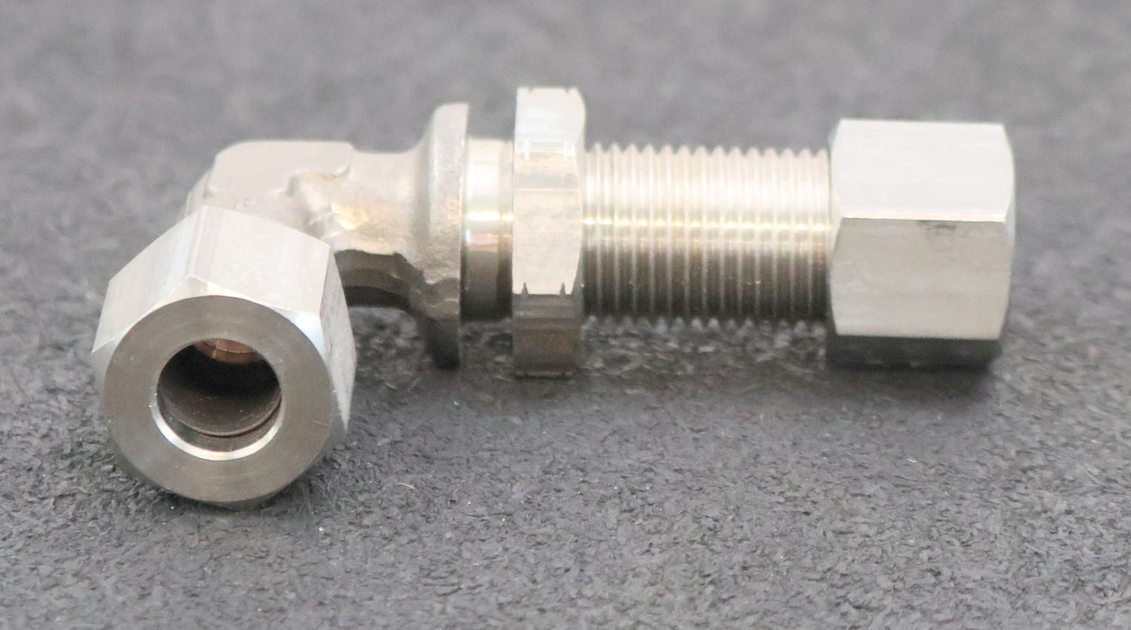 Bild des Artikels Winkel-Schottverschraubung-aus-Edelstahl-A-WSV-10-L-GewindeØ-16mm-RohrØ-10mm