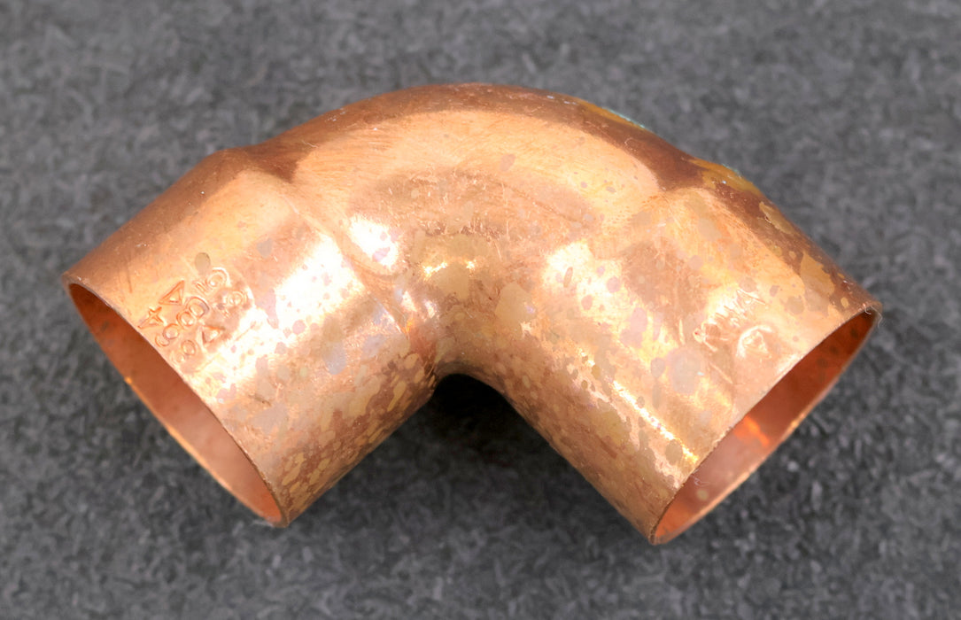 Bild des Artikels 7x-Kupfer-Lötfitting-Bogen-90°-DN35mm-kurz-unbenutzt