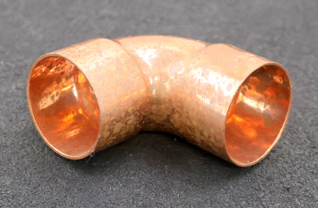 Bild des Artikels 7x-Kupfer-Lötfitting-Bogen-90°-DN35mm-kurz-unbenutzt
