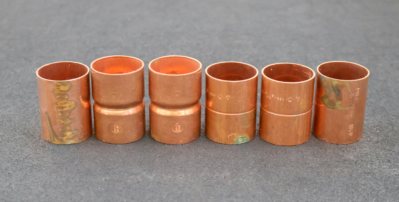 Bild des Artikels WICU-6x-Kupfer-Lötfitting-Muffe-DN32mm-5270-Art.Nr.-1013270350000-unbenutzt