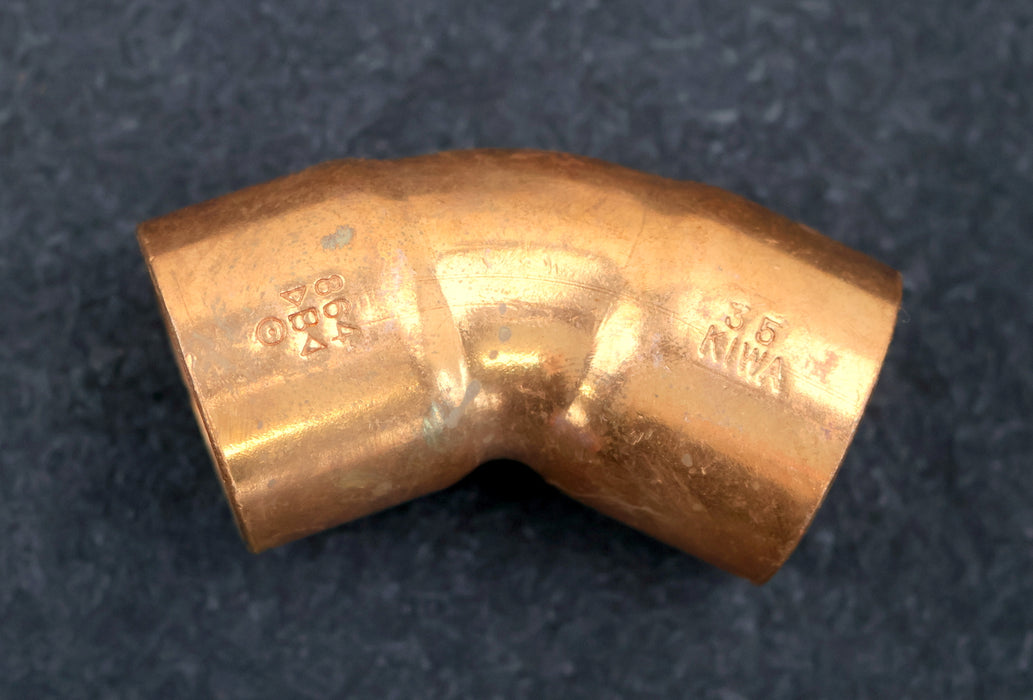 Bild des Artikels WIKU-4x-Kupfer-Lötfitting-Bogen-45°-DN35mm-kurz-5041-Art.Nr.-1013241350000
