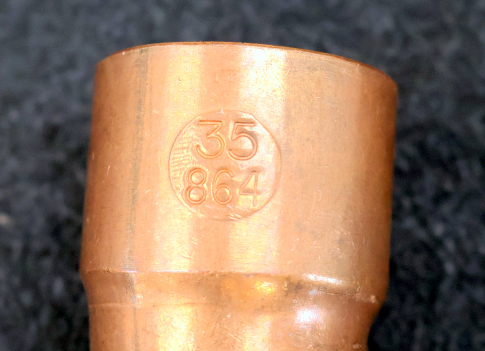 Bild des Artikels WIKU-2x-Kupfer-Lötfitting-Bogen-45°-DN35mm-5041-Art.Nr.-1013241350000-unbenutzt