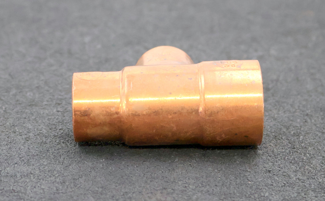 Bild des Artikels Kupfer-Lötfitting-T-Stück-Abzweig-und-Durchgang-reduziert-DN35x28x28mm-unbenutzt