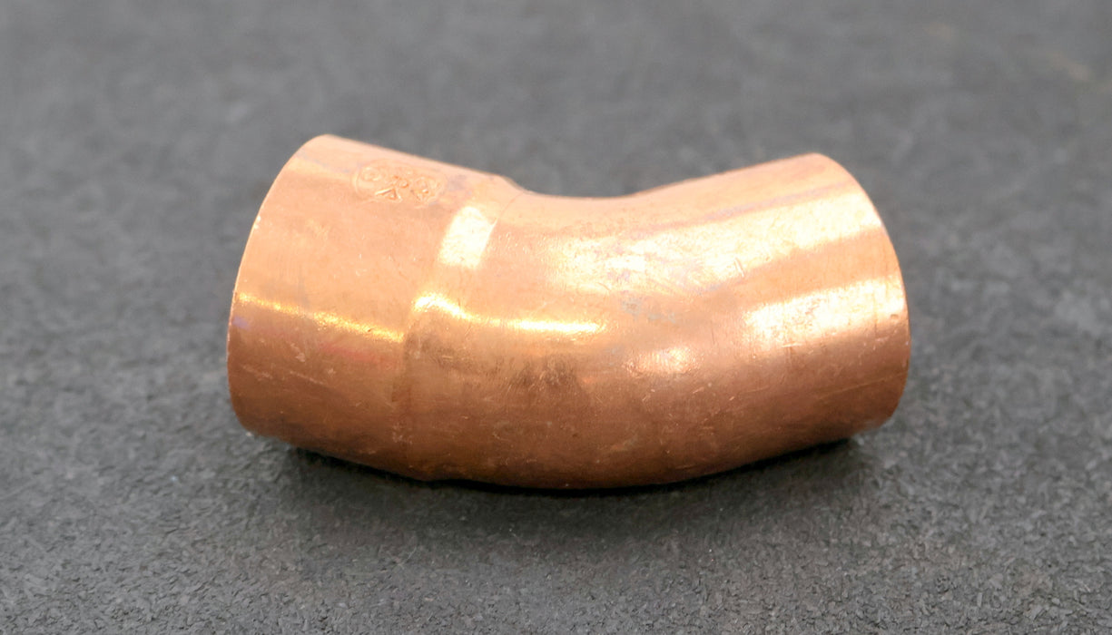Bild des Artikels 2x-Kupfer-Lötfitting-Bogen-45°-DN42mm-unbenutzt