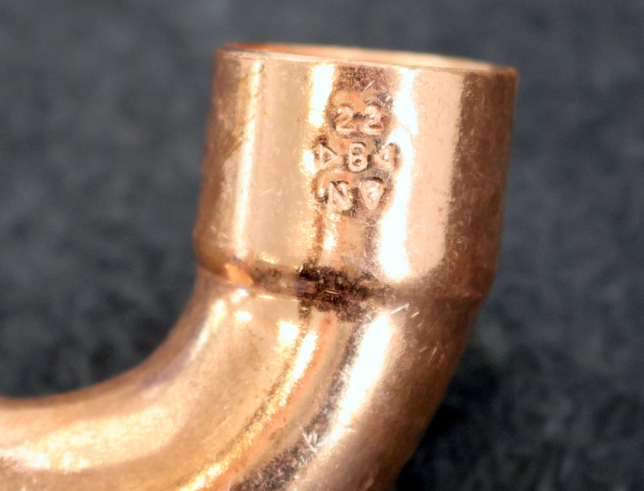 Bild des Artikels WIKU-19x-Kupfer-Lötfitting-Bogen-90°-DN22mm-5001A-Art.Nr.-1013201220000