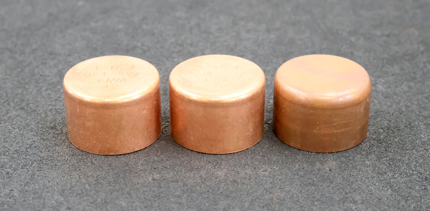 Bild des Artikels WICU-3x-Kupfer-Lötfitting-Kappe-reduziert-DN42mm-5301-Art.Nr.-1013200420000