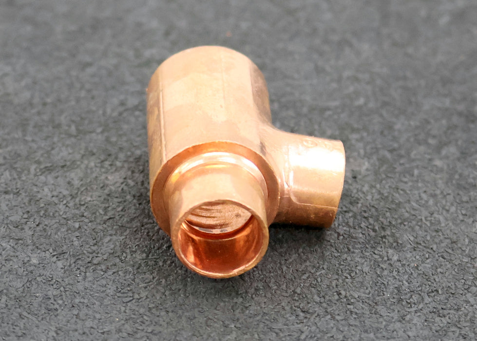 Bild des Artikels WICUKupfer-Lötfitting-T-Stück-Abzweig-und-Durchgang-reduziert-DN22x15x15mm