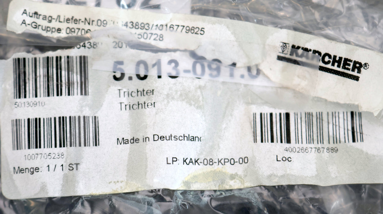 Bild des Artikels KÄRCHER-Trichter-Art.Nr.:-5.013-091.0-unbenutzt