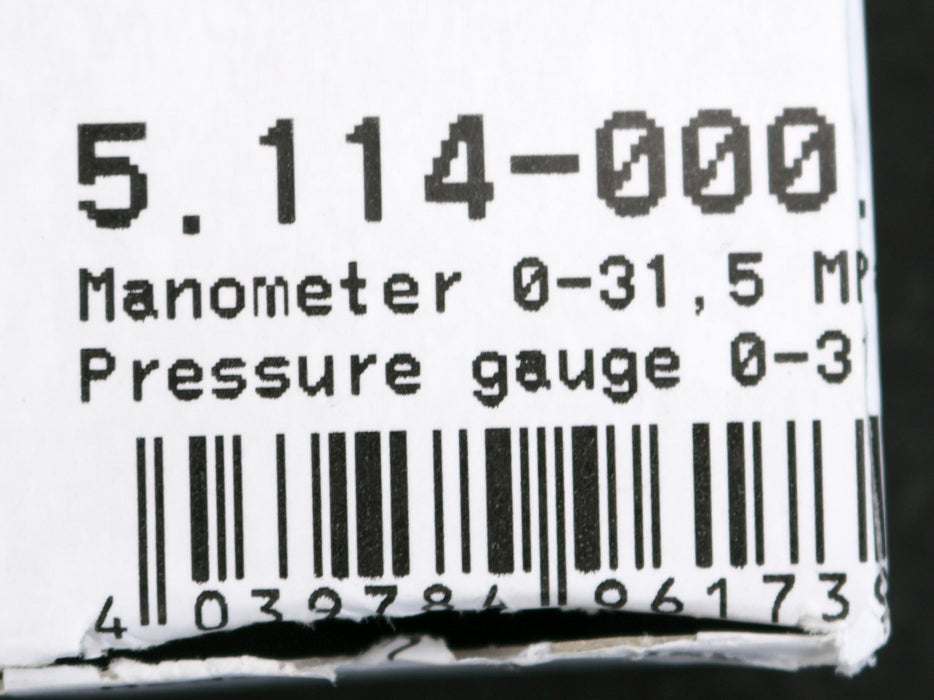 Bild des Artikels KÄRCHER-Manometer-0-31,5-MPa-Art.Nr.:-5.114-000.0-zu-HDC-20-16-unbenutzt-in-OVP