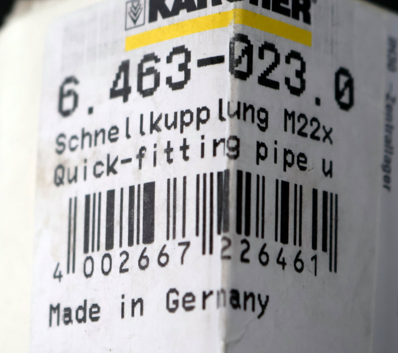 Bild des Artikels KÄRCHER-Schnellkupplung-M22x1,5-Art.Nr.:-6.463-023.0-zu-HDS-200-ER-unbenutzt