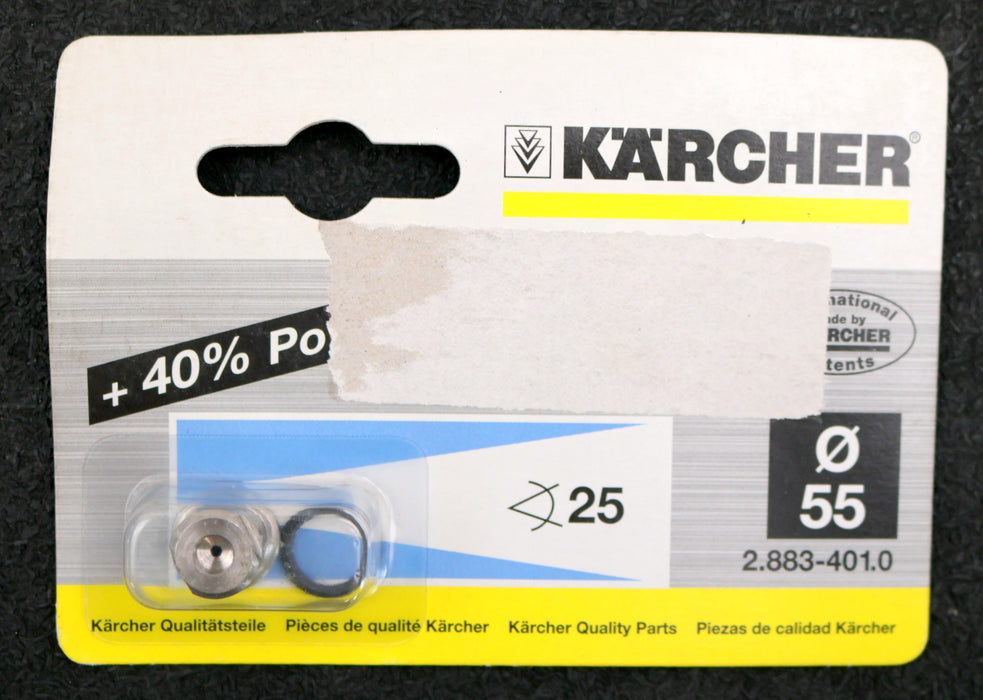 Bild des Artikels KÄRCHER-Powerdüse-Spritzwinkel-25°-Ø-55mm-Art.Nr.:-2.883-401.0-unbenutzt-in-OVP