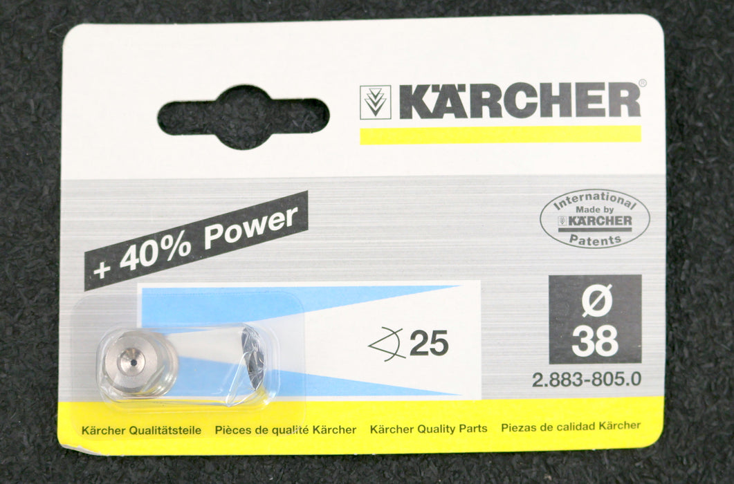 Bild des Artikels KÄRCHER-Powerdüse-Spritzwinkel-25°-Ø-38mm-Art.Nr.:-2.883-805.0-unbenutzt-in-OVP