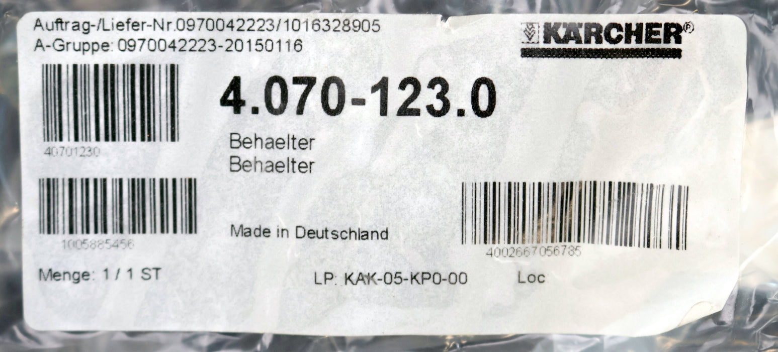 Bild des Artikels KÄRCHER-behälter-Art.Nr.:-4.070-123.0-unbenutzt
