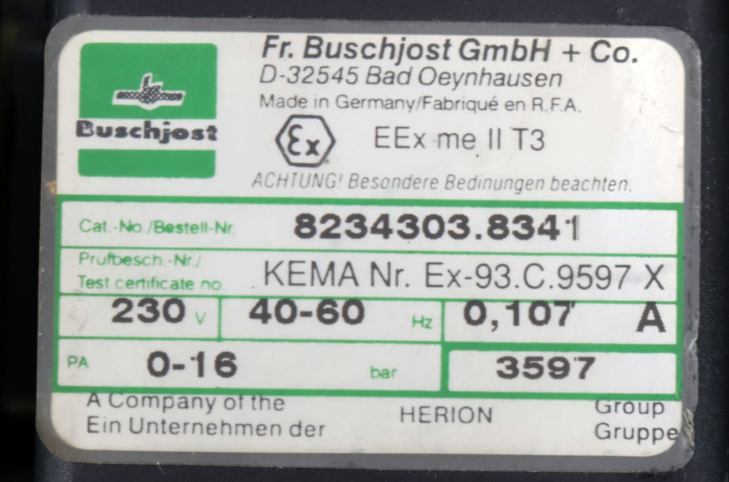 Bild des Artikels BUSCHJOST-Magnetventil-230V-40-60Hz-0,107A-0-16bar-IG-3/4''-82.343.038.341