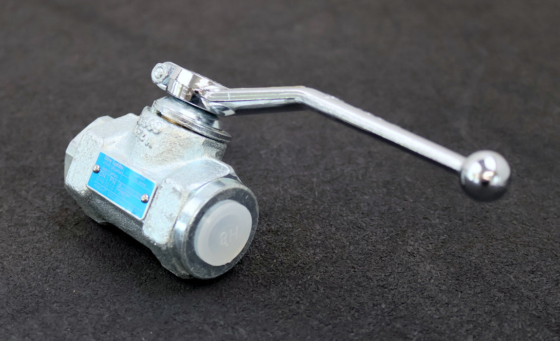 Bild des Artikels BÖHMER-Kugelhahn-KNGV7-DN16-PN10-für-Sauerstoff-aus-Messing-G-1/2''-unbenutzt