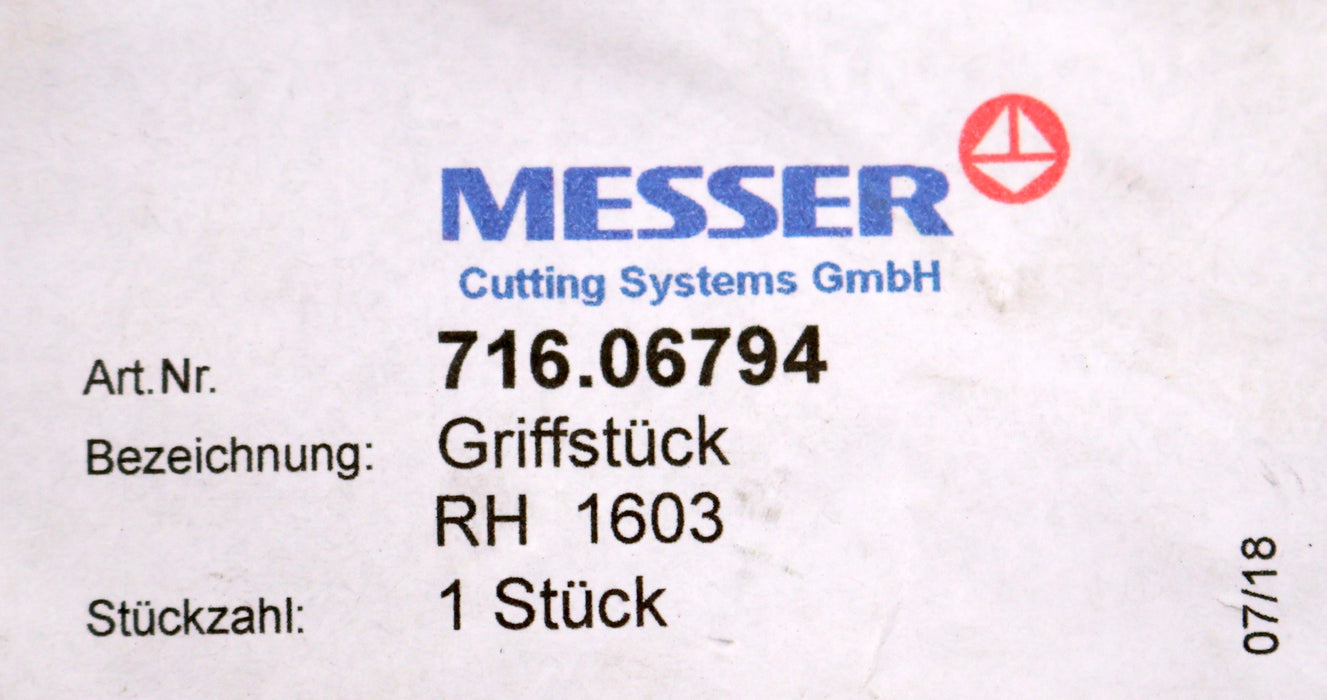 Bild des Artikels MESSER-Griffstück-für-STAR-Schneidbrenner-RH-1603-Art.Nr.-716.06794-unbenutzt