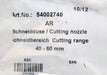 Bild des Artikels MESSER-2x-Schneiddüse-cutting-nozzle-Schneidbereich-40-60mm-Art.Nr.-54002740