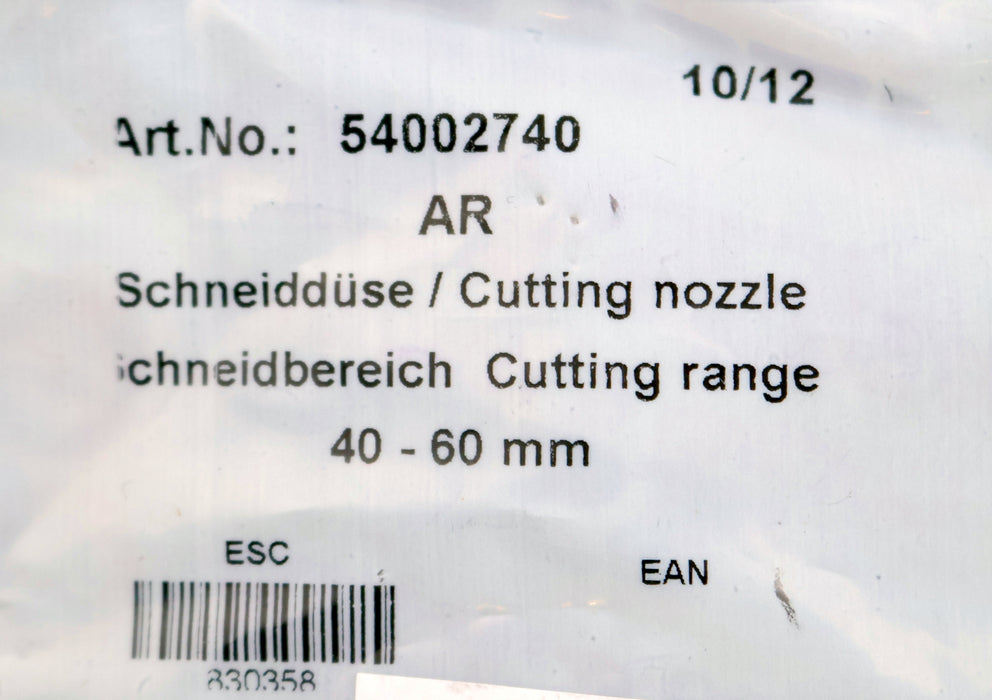 Bild des Artikels MESSER-2x-Schneiddüse-cutting-nozzle-Schneidbereich-40-60mm-Art.Nr.-54002740