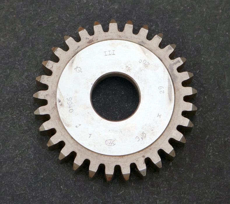 Bild des Artikels PWS-Scheibenschneidrad-m=-3,5mm-20°-EGW-Z=-29-BP-III-Ø112-x-24-x-Ø1-1/4"