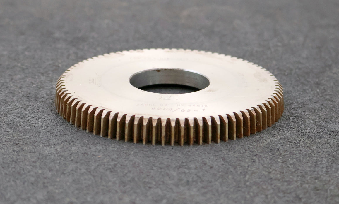 Bild des Artikels S.U.-Scheibenschneidrad-m=-1,5mm-20°-EGW-Z=-84-Ø128-x-15-x-Ø1-3/4"