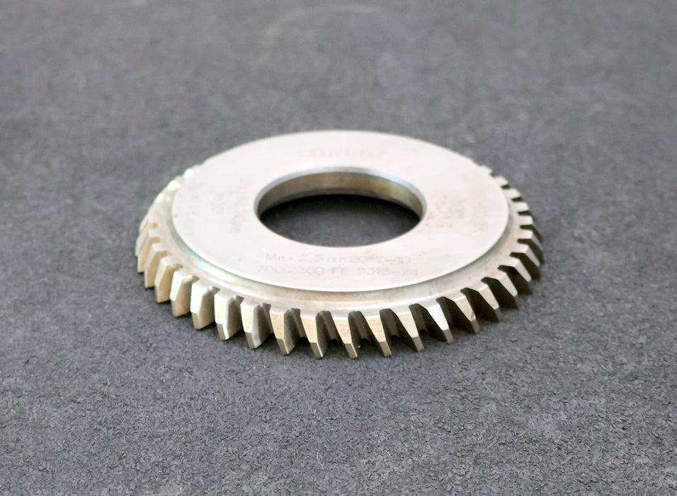 Bild des Artikels LORENZ-Scheibenschneidrad-mit-Treppenschliff-gear-shaper-m=-2,5mm-20°-EGW-Z=-40