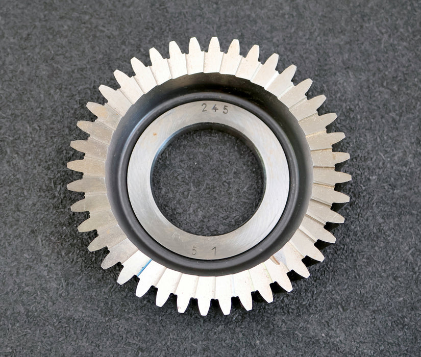 Bild des Artikels LORENZ-Scheibenschneidrad-Treppenschliff-m=-2,5mm-15°-EGW-Z=-40-Ø109x25xØ1-3/4"