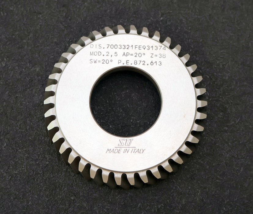 Bild des Artikels S.U.-Scheibenschneidrad-mit-Treppenschliff-gear-shaper-m=-2,5mm-20°-EGW-Z=-38
