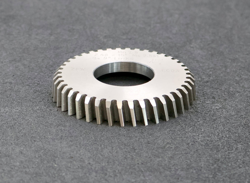Bild des Artikels ZFW-Scheibenschneidrad-Treppenschliff-m=-2,5mm-15°-EGW-Z=-40