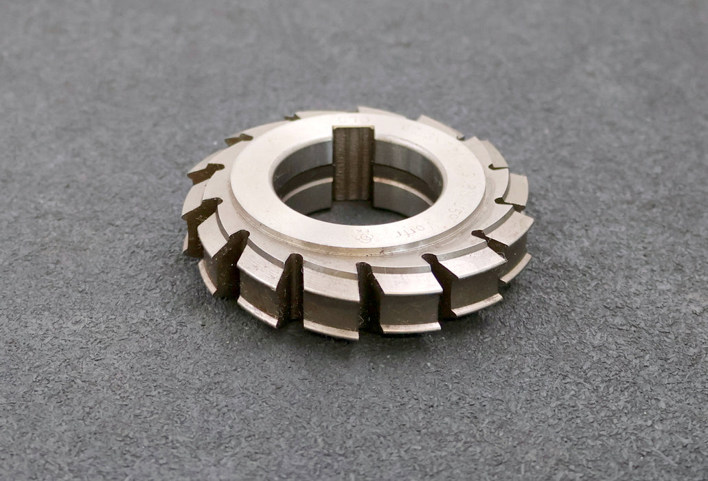 Bild des Artikels HENTZEN-Keilwellen-Formfräser-8-Keile-62,3x22x12,3mm-mit-Höcker-Vorfräser