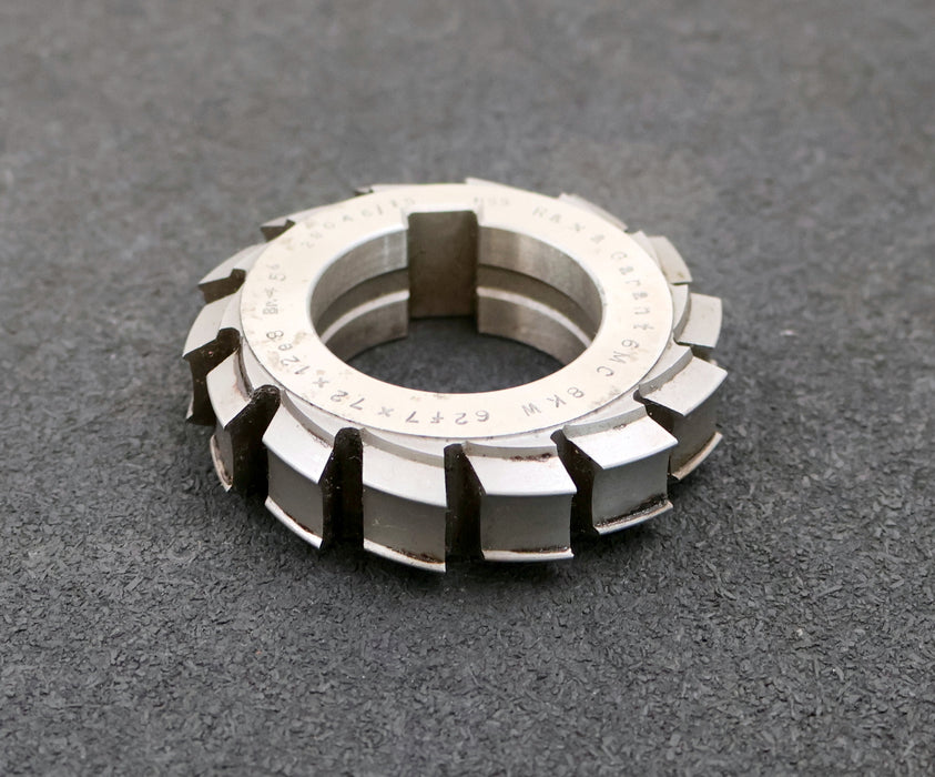 Bild des Artikels RAXA-GARANT-Keilwellen-Formfräser-8-Keile-62f7x72x12e8mm-mit-Höcker-Ø76x20xØ40mm
