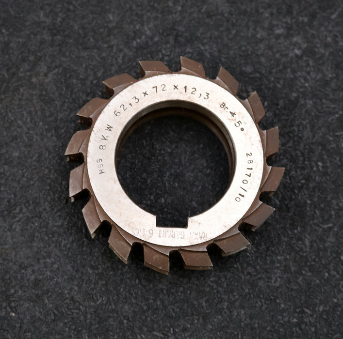 Bild des Artikels RAXA-GARANT-Keilwellen-Formfräser-8-Keile-62,3x72x12,3mm-mit-Höcker-Ø76x20xØ40mm