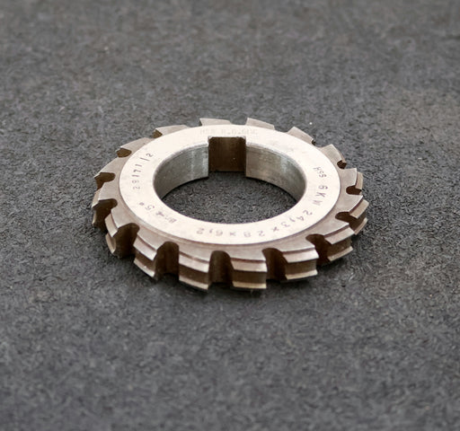 Bild des Artikels RAXA-GARANT-Keilwellen-Formfräser-6-Keile-24,3x28x6,2mm-mit-Höcker-Ø76x12xØ40mm