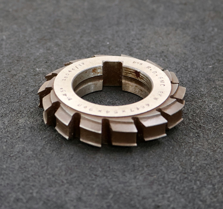Bild des Artikels RAXA-GARANT-Keilwellen-Formfräser-8-Keile-46f7x54x9e8mm-mit-Höcker-Ø76x16xØ40mm