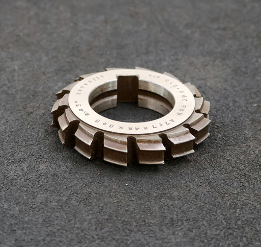 Bild des Artikels RAXA-GARANT-Keilwellen-Formfräser-8-Keile-42f7x48x8e8mm-mit-Höcker-Ø76x16xØ40mm