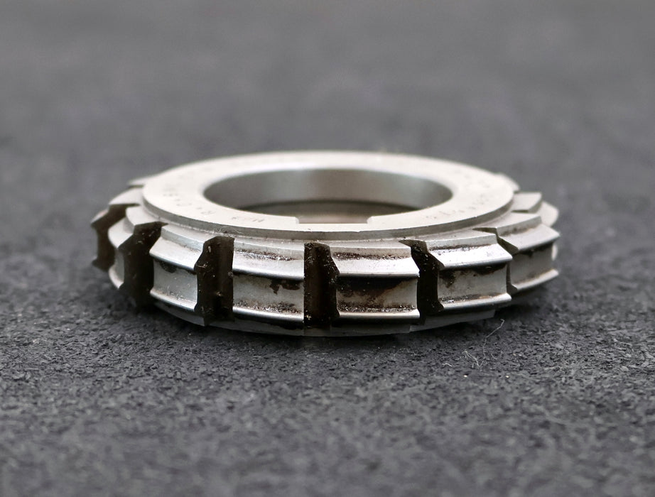 Bild des Artikels RAXA-GARANT-Keilwellen-Formfräser-6-Keile-26f7x32x6e8mm-mit-Höcker-Ø76x16xØ40mm